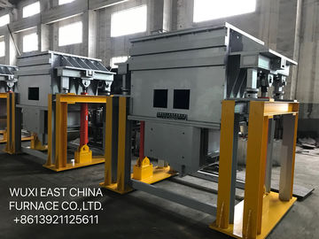 Qualität  Cored Induction Copper Brass Bronze Melting Furnace , Upcasting Continuous Frequency Induction Furnace usine