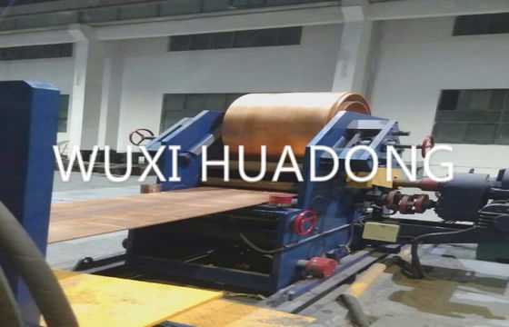 Kupferne Streifen-Platten-Stranggießen-Maschine horizontal mit dem Schmelzen und dem Halten des Ofens