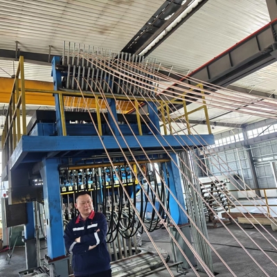 Wirtschaftliche und Kupfer-Durchlaufgussmaschine für sauerstofffreie Kupferstangen und -profile